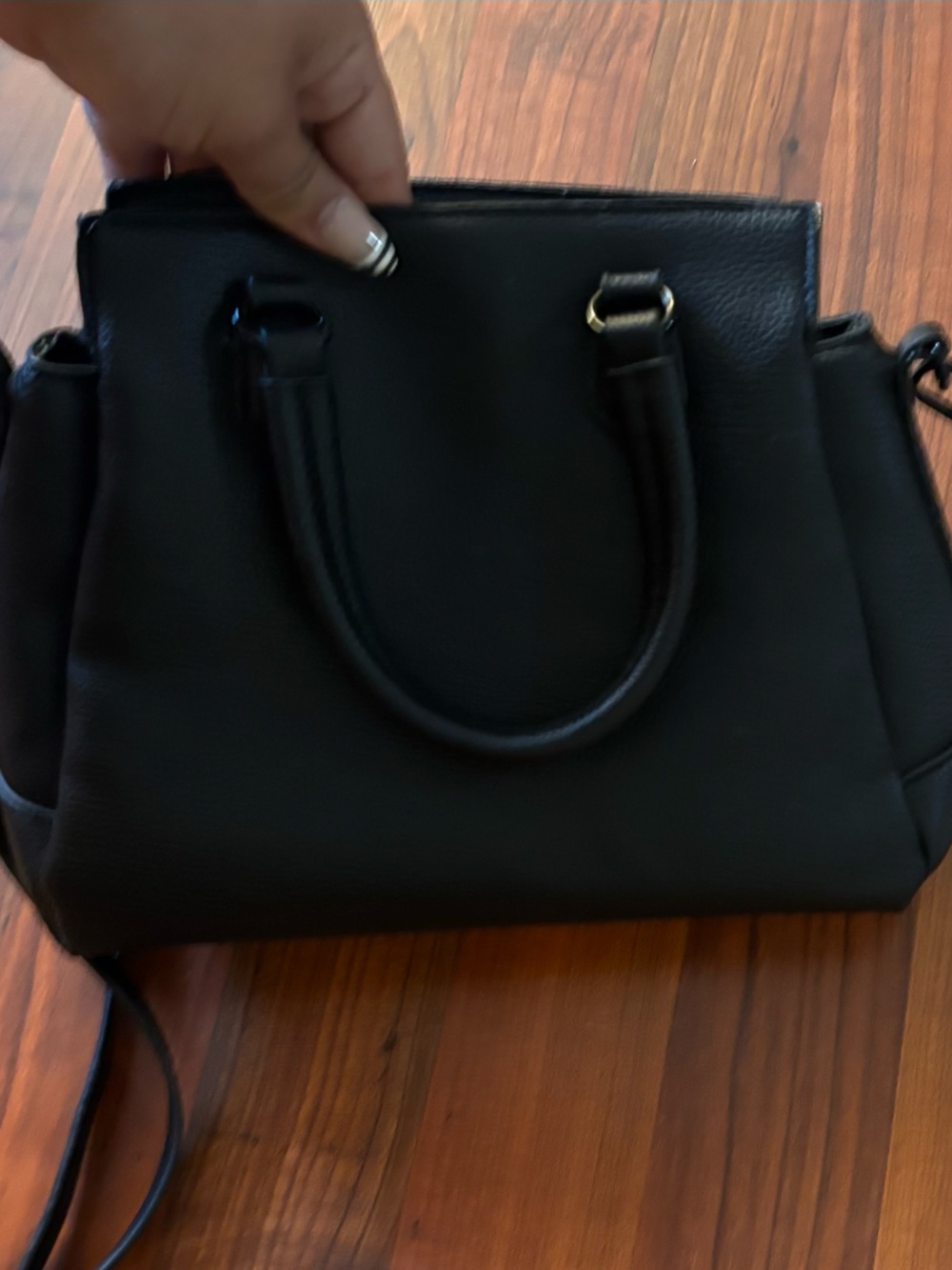 steve madden black crossbody purse - Picture 4 of 4